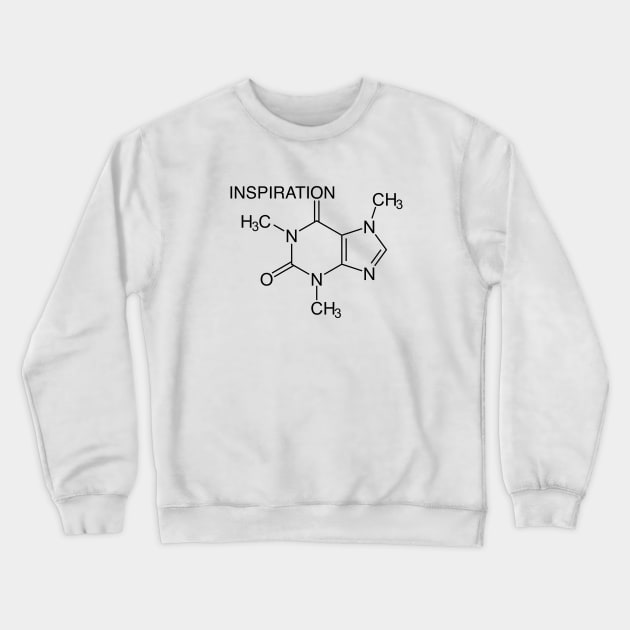 caffeine inspiration Crewneck Sweatshirt by pholange